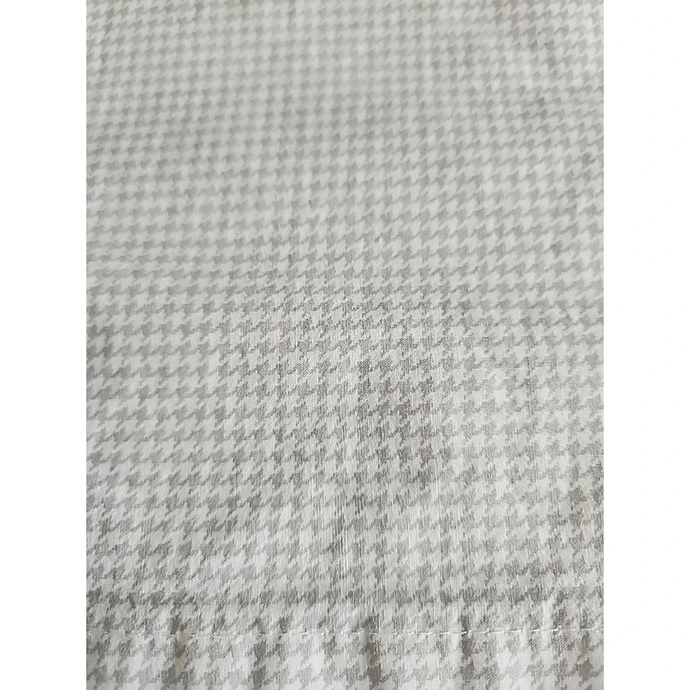 RALPH Lauren ADDISON Neutral‎ TAN/GRAY WHITE Houndstooth STANDARD PILLOWCASE One